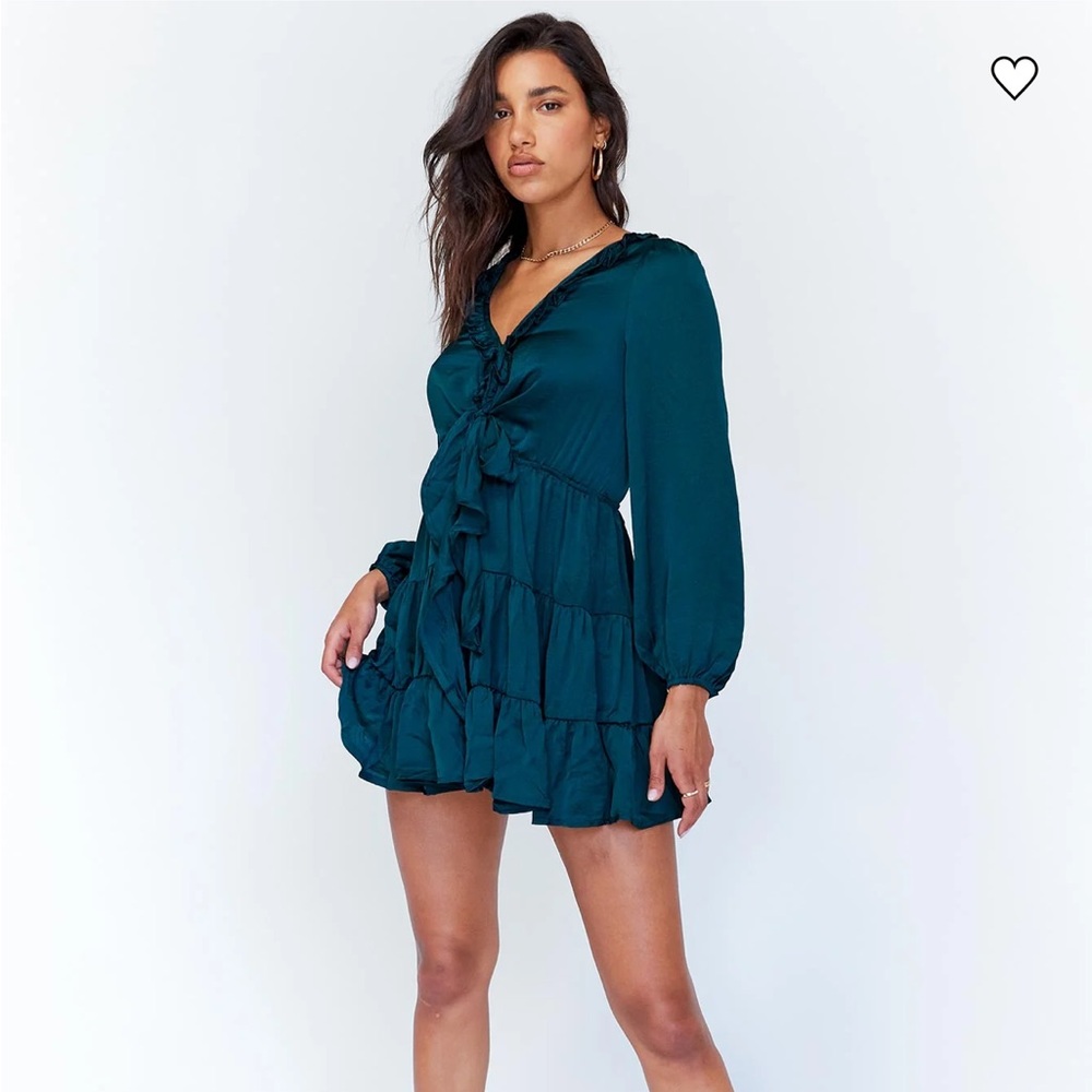 Princess Polly • Randi Mini Dress Teal